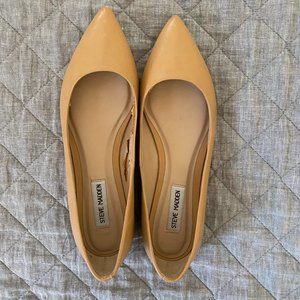 Nude Flats with Pointed Toe